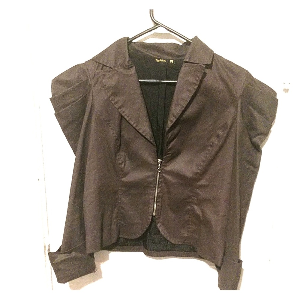 Puff sleeve short jacket - Medium